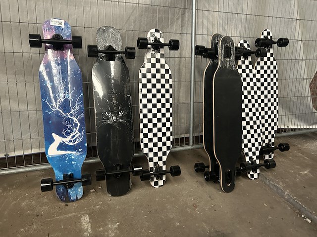 7x skateboard, longboard - afbeelding 1 van  5