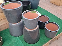 7x stenen bloempot, ts collection - afbeelding 3 van  8