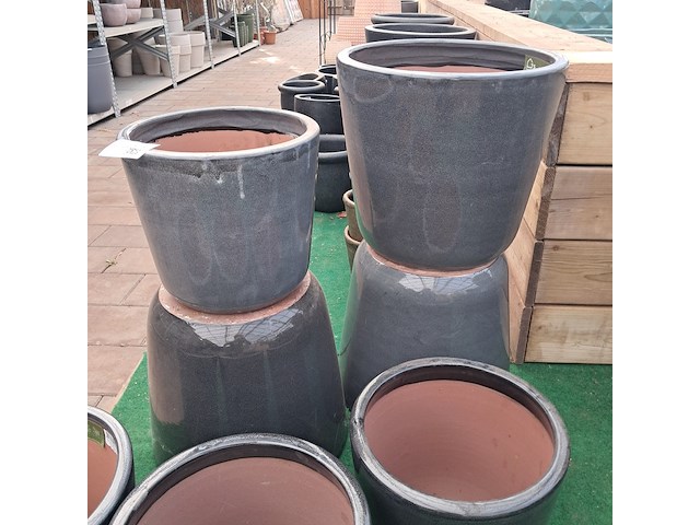 7x stenen bloempot, ts collection - afbeelding 5 van  8