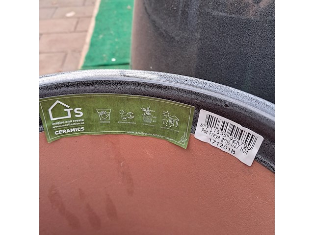 7x stenen bloempot, ts collection - afbeelding 6 van  8