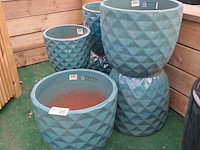 7x stenen bloempot, ts collection - afbeelding 2 van  6