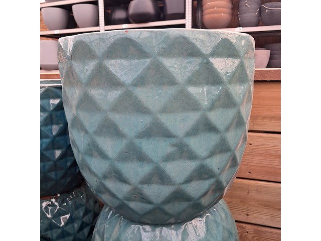 7x stenen bloempot, ts collection - afbeelding 5 van  6