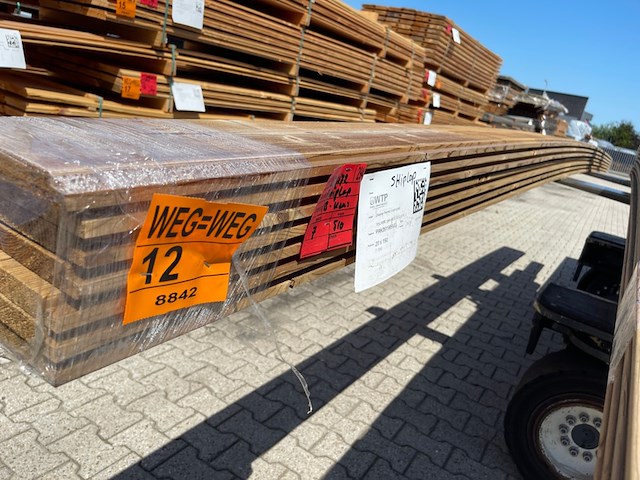 7x thermo vuren wisselsponning, 20x190mm, lengte 510cm - afbeelding 2 van  3