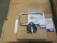 7x toiletrolhouder, allibert, coperblink, rvs geborsteld - afbeelding 2 van  4
