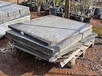 7x tuintegel ca. 100x100x4 cm - afbeelding 2 van  5