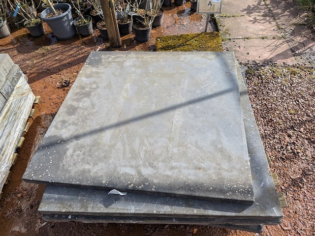 7x tuintegel ca. 100x100x4 cm - afbeelding 3 van  5