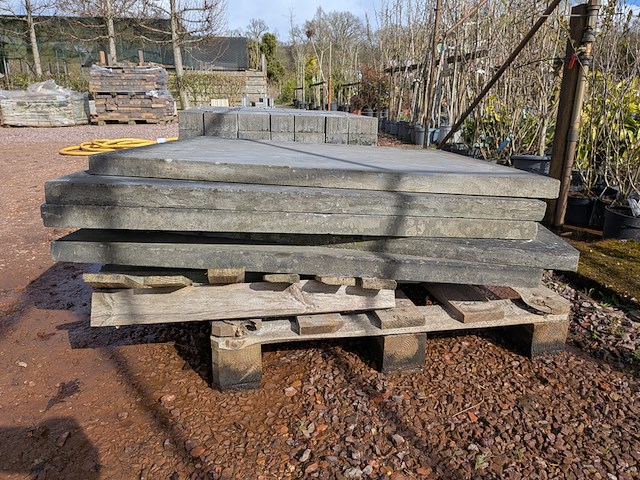 7x tuintegel ca. 100x100x4 cm - afbeelding 5 van  5