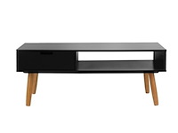 7x tv meubel, lifa living, venetië, zwart - afbeelding 1 van  5