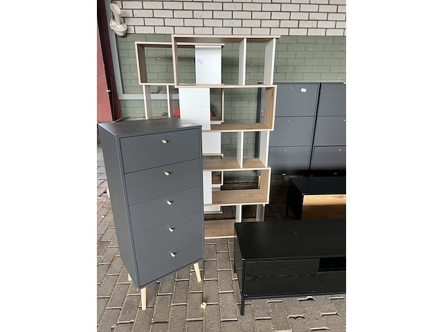 7x tv meubels, kasten en opbergers, byfonq - afbeelding 3 van  5