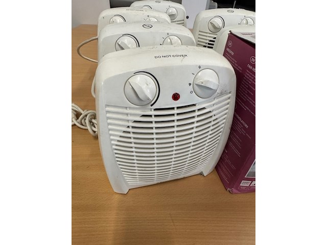 7x ventilatorkachel elektrisch, bestron, afh211w - afbeelding 3 van  4