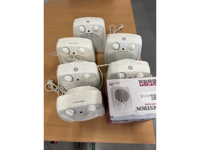 7x ventilatorkachel elektrisch, bestron, afh211w - afbeelding 4 van  4