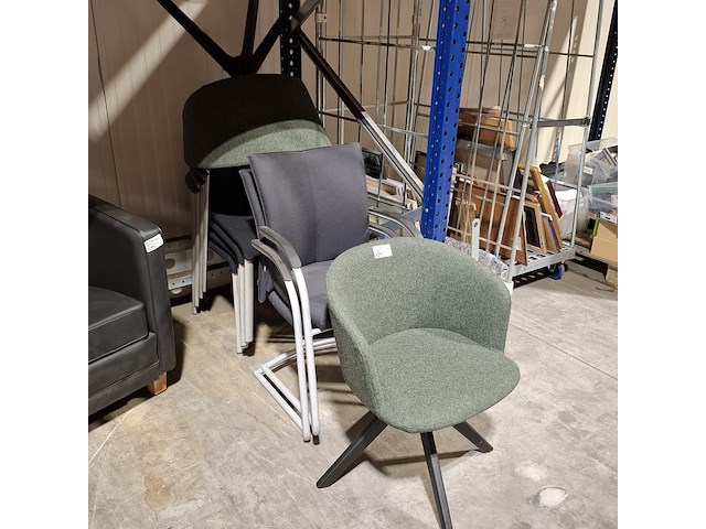 7x vergaderstoel, o.a. pedrali/klöber - afbeelding 1 van  8