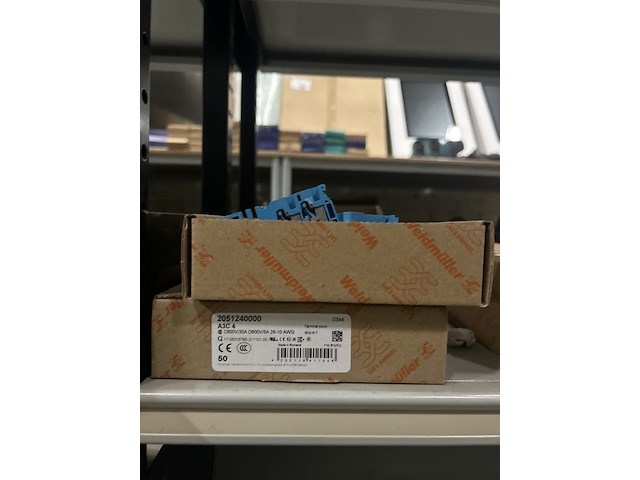 7x verpakking installatiemateriaal/bouwmaterialen w.o. weidmuller - afbeelding 5 van  5