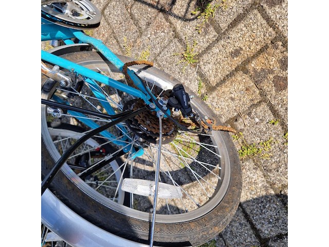 7x vouwfiets, london foldy - afbeelding 8 van  17