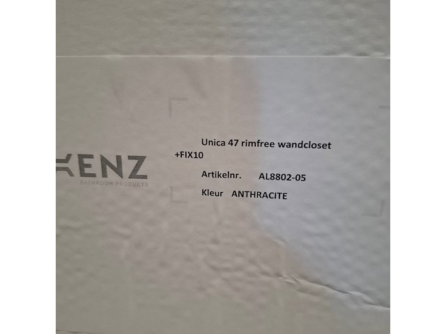 7x wandcloset met zitting en deksel xenz, gio, antraciet mat - afbeelding 7 van  7