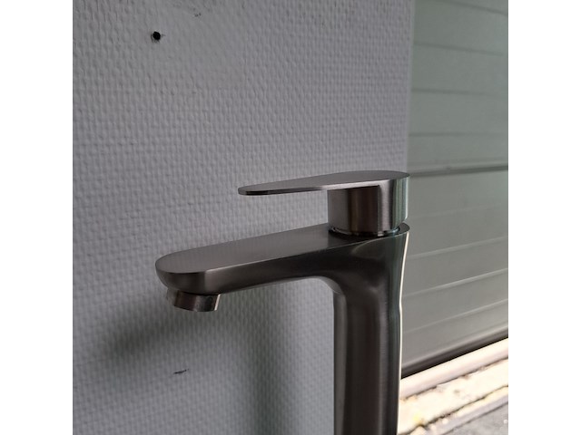 7x waskomkraan, hoog model, rvs geborsteld - afbeelding 2 van  5