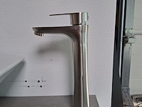 7x waskomkraan, hoog model, rvs geborsteld - afbeelding 4 van  5