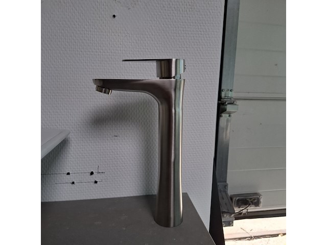 7x waskomkraan, hoog model, rvs geborsteld - afbeelding 5 van  5