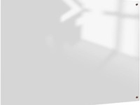 7x whiteboard van glas 120x240 cm sam creative, gswbm120240 glass series white magnetic - afbeelding 1 van  6