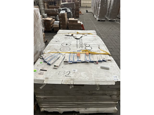 7x whiteboard van glas 120x240 cm sam creative, gswbm120240 glass series white magnetic - afbeelding 3 van  6