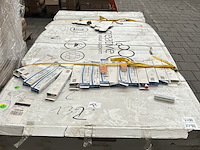 7x whiteboard van glas 120x240 cm sam creative, gswbm120240 glass series white magnetic - afbeelding 3 van  6