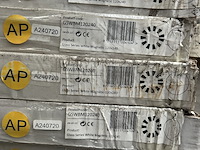 7x whiteboard van glas 120x240 cm sam creative, gswbm120240 glass series white magnetic - afbeelding 6 van  6