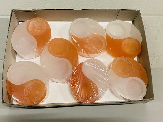 7x yin-yang sets waxinelichthouders - afbeelding 5 van  5