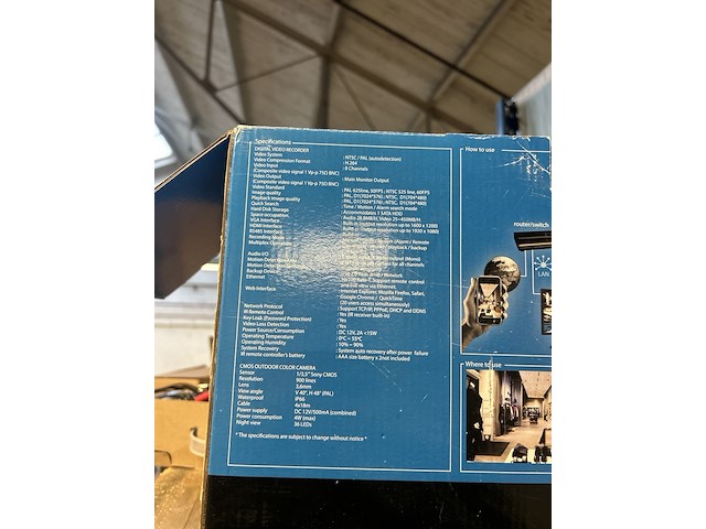 8 channel dvr beveiligingssysteem smartwares - afbeelding 7 van  8