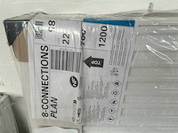 8-connections plan radiator 120x70cm t22 - afbeelding 2 van  2