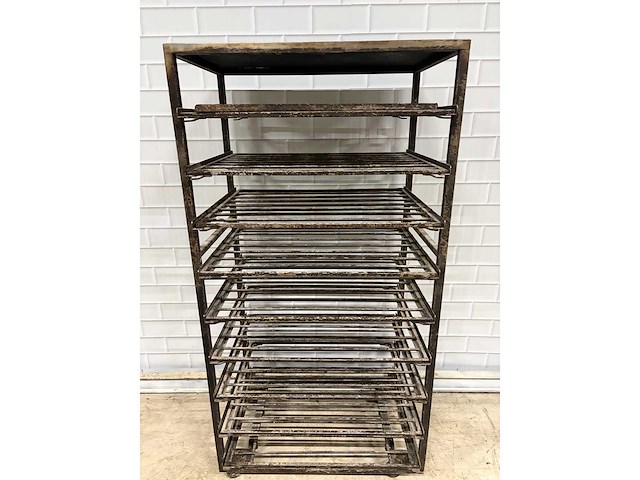 8 delige - rvs - ovenwagen - afbeelding 3 van  3