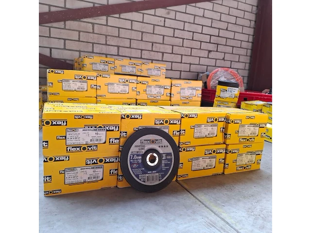 8 doos a 10 stuks afbraamschijf flexovit, 180x7,0x22,23 - afbeelding 1 van  4