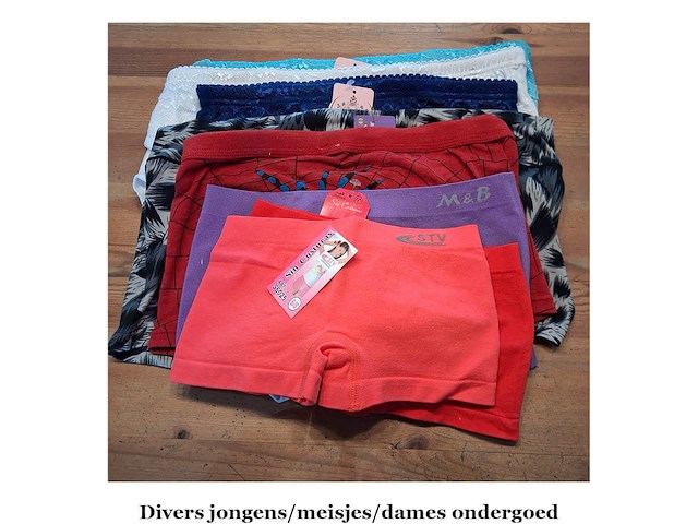 8 ex. mix kavel diverse microfiber ondergoed diverse maten (doos o) - afbeelding 3 van  3