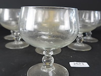 8 glazen coupes - afbeelding 3 van  5
