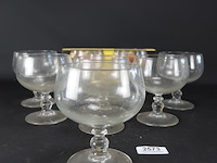 8 glazen coupes - afbeelding 2 van  5