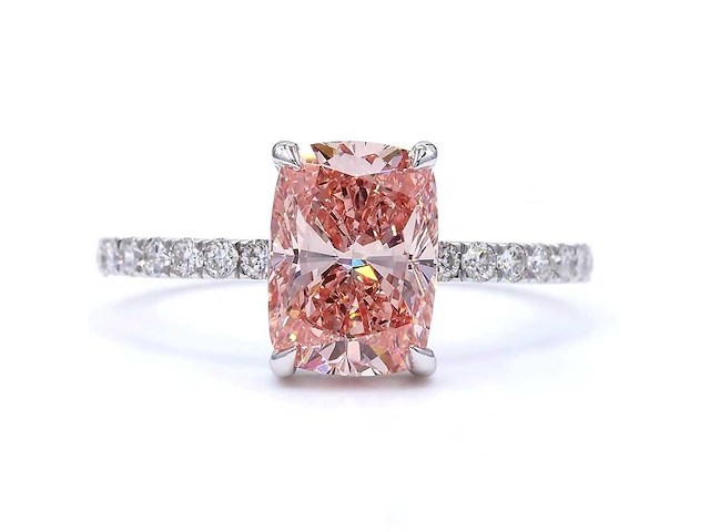 !8 karaat witgouden ring met 2,46 ct. diamant - afbeelding 4 van  5