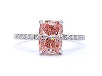 !8 karaat witgouden ring met 2,46 ct. diamant - afbeelding 4 van  5