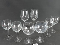 8 kristallen wijnglazen - afbeelding 2 van  5