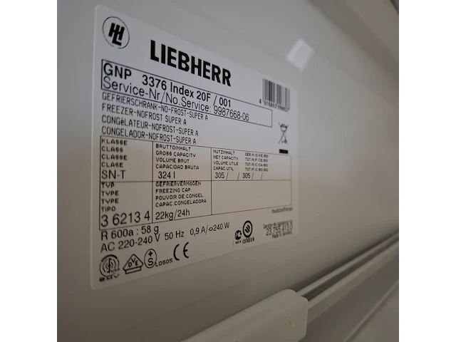 8 laden vriezer no frost a++, liebherr, gsn40a31 - afbeelding 7 van  8