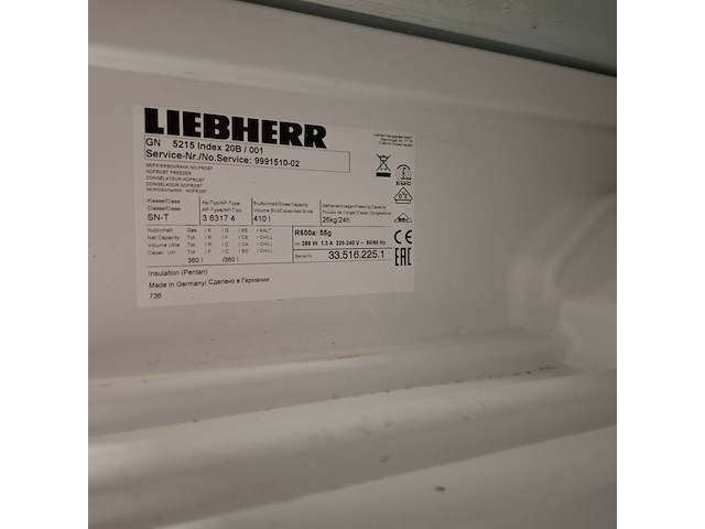 8 lades vriezer no frost, liebherr a+++, gn5215 - afbeelding 7 van  7
