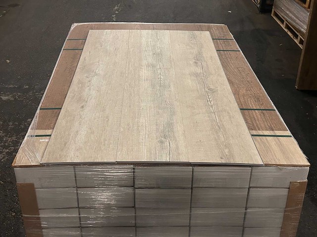 8 m2 pvc click plank - 1239 x 212 x 4 mm - afbeelding 3 van  3