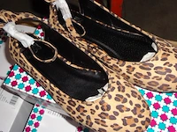 8 paar damesschoenen even en odd panterprint maat 40 - afbeelding 3 van  3