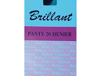8 pakjes brilland panties 20 denier maat 38/44 licht grijs - afbeelding 3 van  3