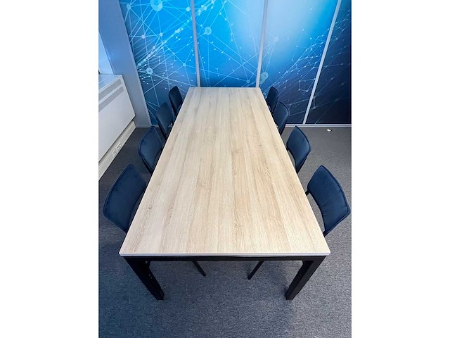 8 persoons conferentieset 240x100 - afbeelding 13 van  16