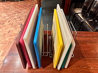 8 snijplanken en 2 houders - afbeelding 2 van  2