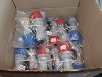 8 verloopkabels cee32 rood naar cee32 blauw. - afbeelding 2 van  2