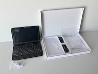 8'' wifi tablet pc, quad-core + toetsenbord + cover + oordopjes + usb-kabel - afbeelding 3 van  6