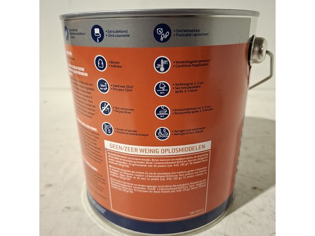 8 x 2.5l houten vloerverf histor, wit - afbeelding 4 van  5