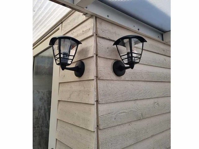 8 x arina wand buiten lamp zwart - afbeelding 4 van  7