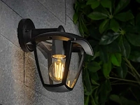 8 x arina wand buiten lamp zwart - afbeelding 7 van  7