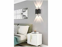 8 x bidirectionele led wandlamp – 4w – 3500k warm wit – ip54 – sw-47-2 - afbeelding 2 van  6